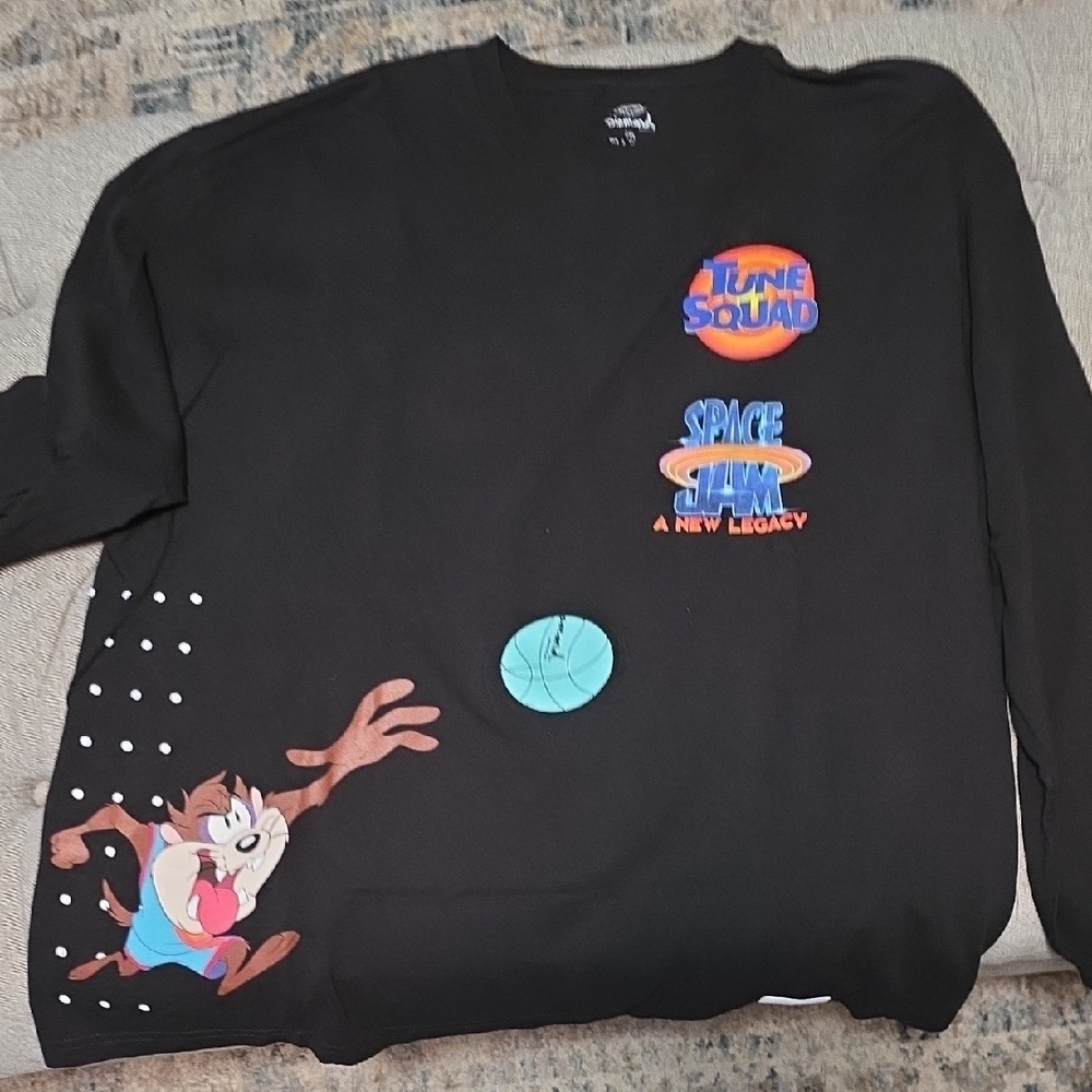 Diamond Supply Co. Black Space Jam Long Sleeve Tee XXL